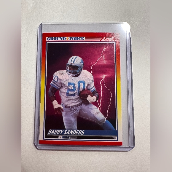 Barry Sanders Donruss & Score Cards $9.99 - Picture 2 of 5
